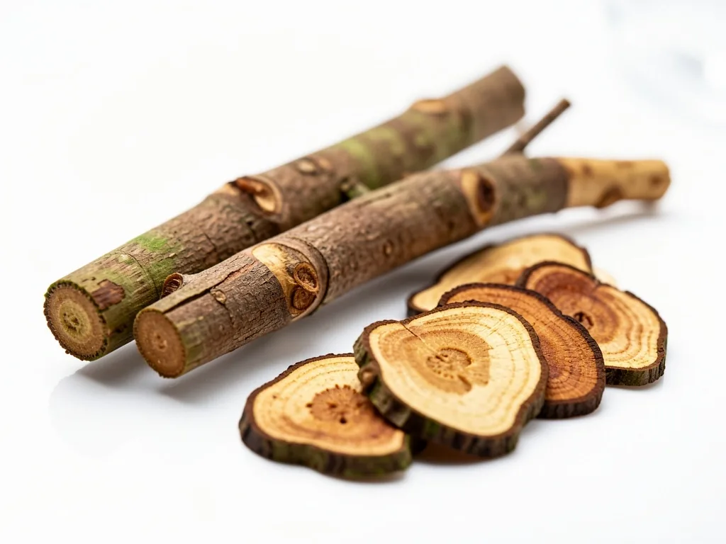Macro photography of natural botanical ingredients on a clean surface